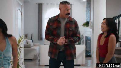 Asian stepdaughters have to fuck stepdad or get kicked out - hotmovs.com