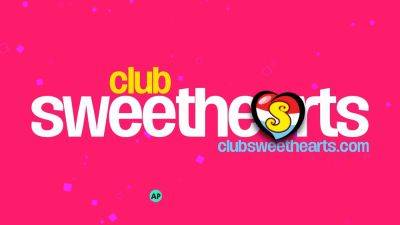 Kristallgly & Simona Purr take turns riding and sucking on a big cock in a wild doggy-style position by Club Sweethearts - sexu.com