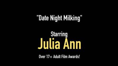 Lay your Head against my Boobies Julia Ann Jacks you Off - hotmovs.com