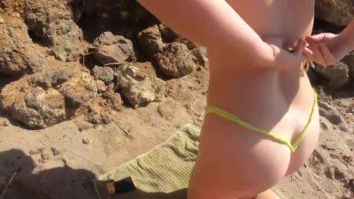 Stepmom Seduces Stepson On Vacation On The Beach (pov) - hotmovs.com