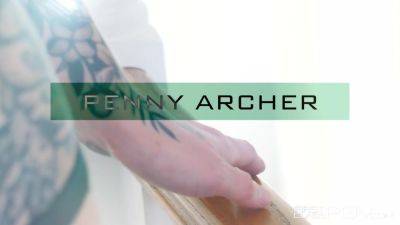 Tattooed Blonde Penny Archer Rough Hookup Sex - hotmovs.com
