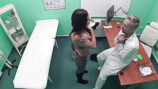 Cassie Del Isla - Fake Hospital - French hottie CASSIE DEL ISLA gets her pussy tested in a hospital - ah-me.com - France