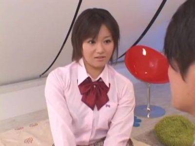 Haruka Uchiyama - Amazing Japanese Chick In Horny Small Tits, Fingering Jav Video - hotmovs.com - Japan