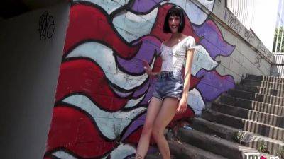 Mina Kali - Small Tits Gets Hard Assfucked In Outdoor - hotmovs.com