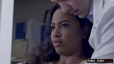 Demi Sutra Gets Fucked Hard in Dentist Office - Interracial Doggystyle & Cumshot - xxxfiles.com