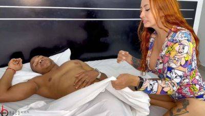 Horny Stepsister Wakes Up and Fucks Stepbrother's Big Cock - Andrea Castro & Brandon Cruz - porntry.com - Colombia