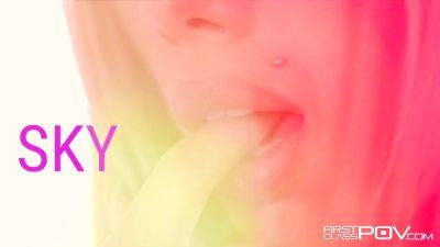 Sky Pierce Cunt Stretched Out By Big Cock - hotmovs.com