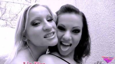 Ginna Brigitta And Lia Fire: Poolside Milf Orgy - hotmovs.com