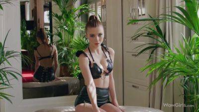 Gorgeous Big-titted Girl Playing With Her Pussy With Mila Azul - hotmovs.com