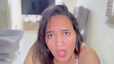 Pov My Stepsister-in-law Begs Me For Cock, She Kneels And I Cum On Her Tits. Latin Vanessa - hclips.com