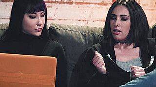 Casey Calvert - Charlotte Sartre - Fake Lesbian Couple Fuck Hung Stud - ah-me.com