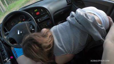 Public Sex Couple Teenager 18+ In Car Outdoor - Amateur Outdoor Pov With Alisa Lovely - hclips.com
