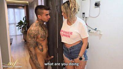 Monique Fuentes - Big Ass Stepmom Monique Fuentes Takes Stepson's Load in Her Tight Pussy - Creampie Doggy Style - veryfreeporn.com - Colombia