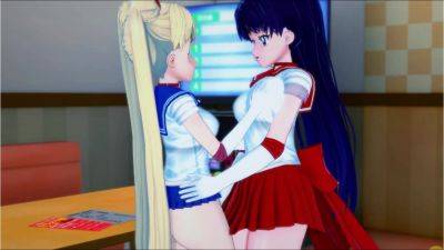 Sailor Moon, Lesbian Fingering And Lesbian Trib In Sailor Mars - Lesbian Sex, Fingering, Eat Out, And Trib. Lesbian Hentai - upornia.com
