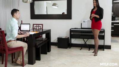 This Latina Gets Fucked By Her Young Pianist - hotmovs.com - Usa