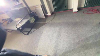 Marie Tied And Gagged In A Very Sexy, Shiny Blue Rainsuit - hotmovs.com