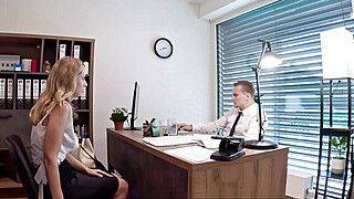 Stanley Johnson - Andrea is divorcing and cheating on her husband with a office dick. Hot sex with Andrea and St - ah-me.com