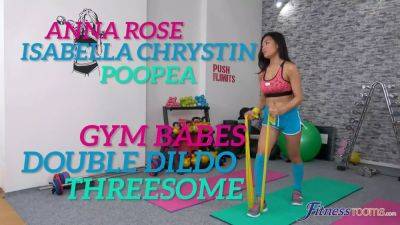 Polly Pons - Anna Rose - Isabella Chrystin - Fitness Room threesome with Isabella Chrystin, Anna Rose & Polly Pons - Full HD video - sexu.com