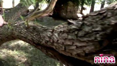 Lesbian Nina Nude Outdoor And Rubbing Twat - hotmovs.com