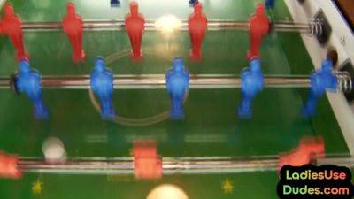 Cutie horny famme pigging loser at bar with bottle - hotmovs.com