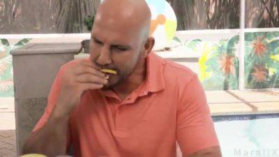 Sneaky Pool Sex With Alexis Fawx - hotmovs.com