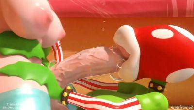 Princess Bros: Asian Anal Creampie with Big Tits and Rough Sex - porntry.com - Mexico