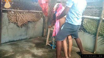 At Home - Village Maid Fucked By Her Owner At Home - desi-porntube.com - India