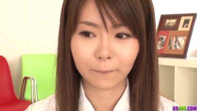 Sexy Japanese teen gets her ass and pussy drilled hard and filled with cum - sexu.com - Japan