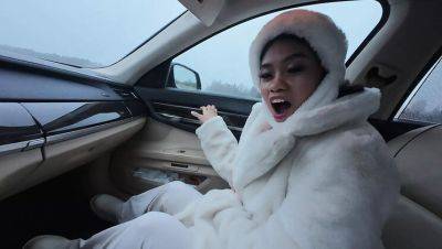 Skinny Asian Teen Fucked Hard in Paris Bathroom - Standing Doggy Style - porntry.com