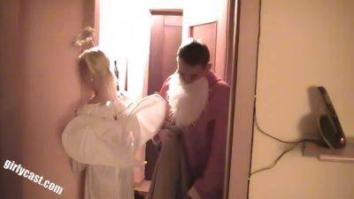 Jacky As Christmas Angel - Double Feature Clip - hclips.com