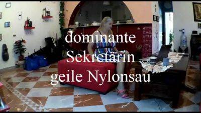Dominant Secretary - Nylon Sow - hclips.com