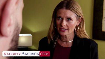 Reya Lovenlight's horny son's friend fucks her MILF pussy in HD porn - sexu.com