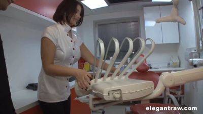 MILF Pornstar Anna Polina Fucks the Dentist - sexu.com