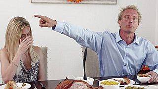 Lulu Chu - Codey Steele - Haley Spades - Lulu Chu gets Stuffed like a Thanksgiving Turkey full of Stepbro's Cum - ah-me.com - Turkey