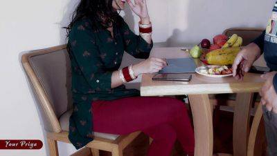 Hot Indian Bhabhi Priya seduces young Devar with flirting and creampie sex - xxxfiles.com - India