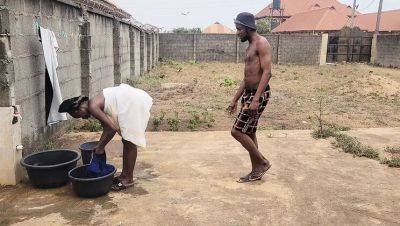 Naughty Wife Gets Fucked Doggystyle By Neighbor's BBC - Almost Caught Cheating! - porntry.com - India - Nigeria