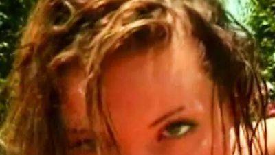 Big Tit MILF Judith Nemyo Fucked Hard by the Pool - Outdoor Cowgirl Action - porntry.com