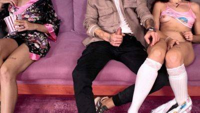 Innocent Teen Stepdaughter Fingered By Horny Stepdad - Taboo Family Fun - porntry.com