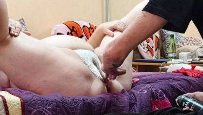 Shaved MILF Mother-in-Law Gets Fisted & Squirts Hard - Homemade Russian BBW - porntry.com - Russia