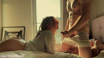 Hot Blonde Cowgirl Fucks Hard and Cums Loud - Big Tits & Tight Pussy - porntry.com - Russia - Poland