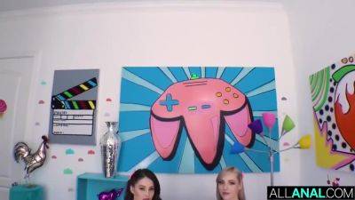 Jamie Jett And Maddy May In Naughty Ass To Mouth Action With Beautiful Ladies - hotmovs.com