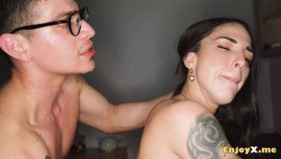 Jason Carrera - Hot Brunette Medusa Fucks Jason Carrera in Sizzling Kitchen Sex - Big Tits, Doggystyle & Cowgirl - porntry.com