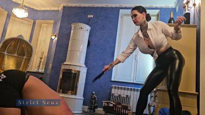 Strict Senz In Miss Alessa Milano Whipping On Your Knees - hclips.com - Germany
