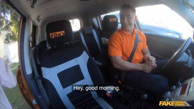 Nicole Love - Nicole Love takes Mugur's big dick in her mouth during driving lesson - Fake Driving School - sexu.com