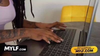 Cali Sweets gags on a BBC while getting her eyes turned to the side - Hot MyLF 4K trailer - sexu.com - Usa