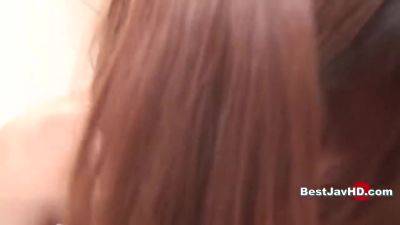 Slutty Japanese teen pumps out all over us - Asian porn at its best! - hotmovs.com - Japan