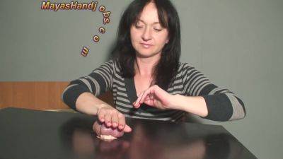 2 Cumshots on Mayas Cockboard - hclips.com