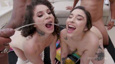 Brasilian Pornstars Sereian Ninfo And Bruna Santos Fisting Each Others Ass Before Hot 4 On 2 With Dap ,dp, Monster Gapes And Anal Rimming - videomanysex.com