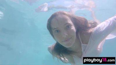 Princess Clover In Russian Teasing Under The Water - upornia.com - Russia
