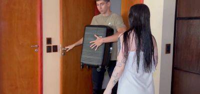 My stepsister gets horny and asks me to fuck her when her father is not there - inxxx.com